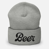 Thirsty, Indeed Men's "Beer" Cuffed Beanie