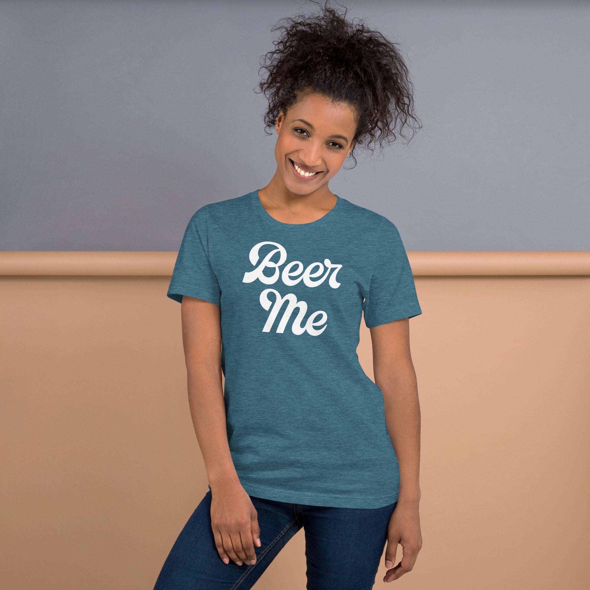 PourMeABeer “Beer Me” Flat Women’s Staple T-Shirt