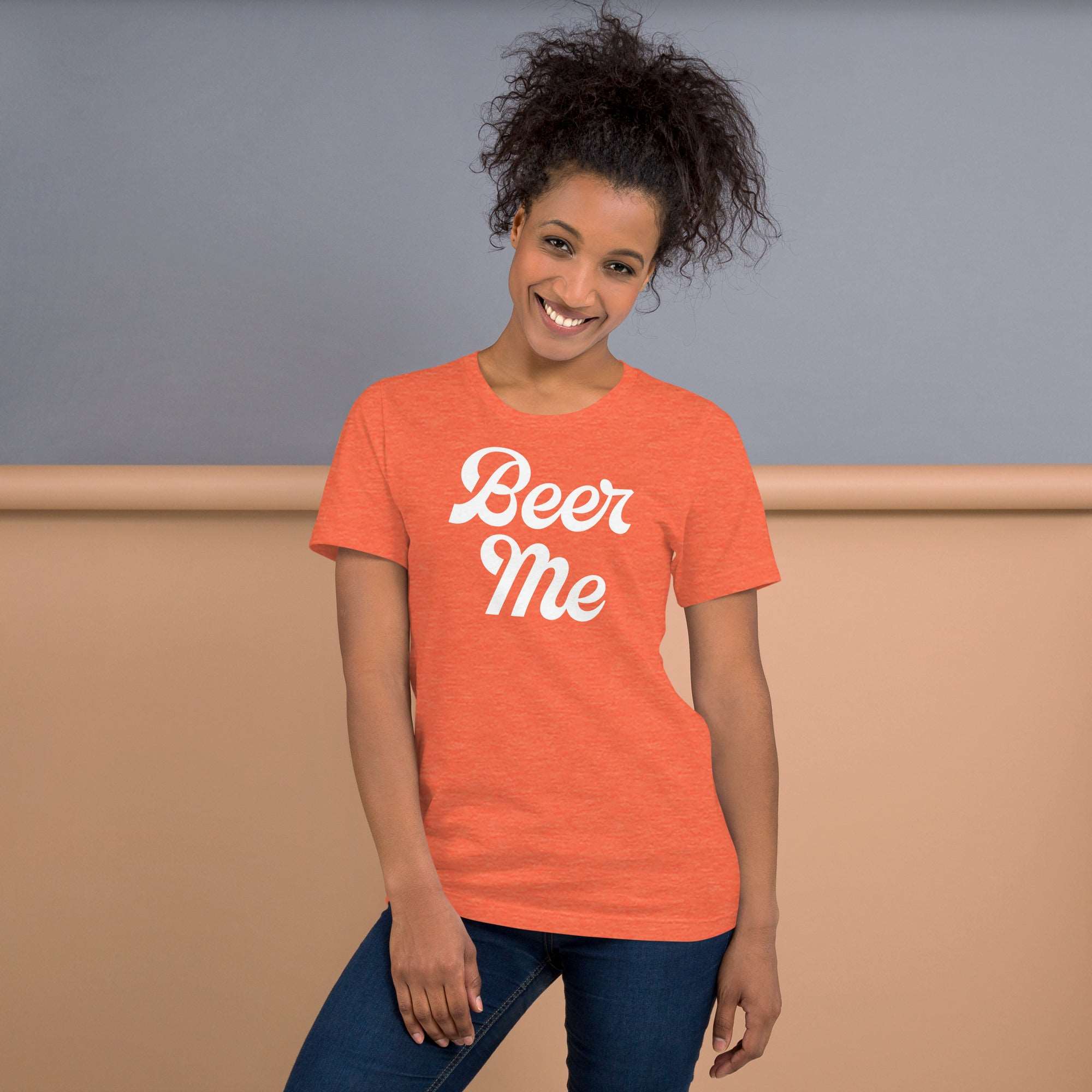 PourMeABeer “Beer Me” Flat Women’s Staple T-Shirt