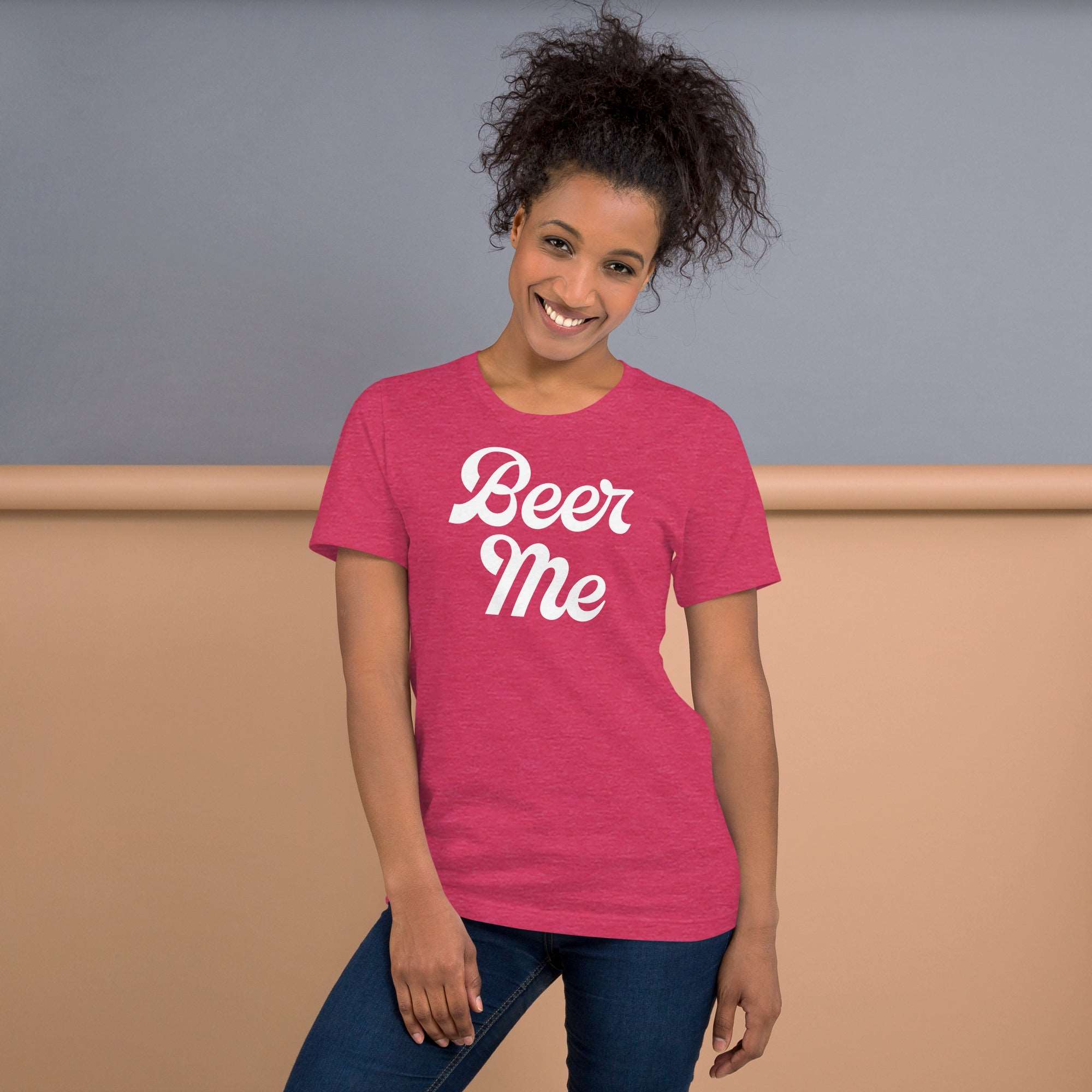 PourMeABeer “Beer Me” Flat Women’s Staple T-Shirt