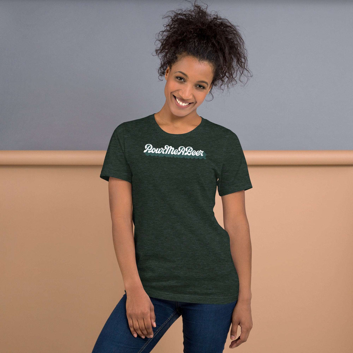 PourMeABeer Logo Shadow Women’s Staple T-Shirt