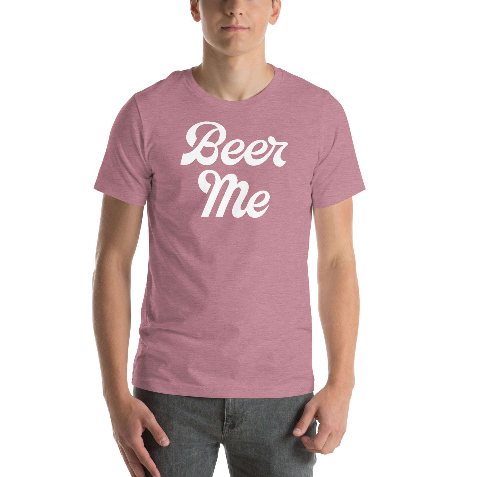 PourMeABeer Men’s “Beer Me” Flat Staple T-Shirt