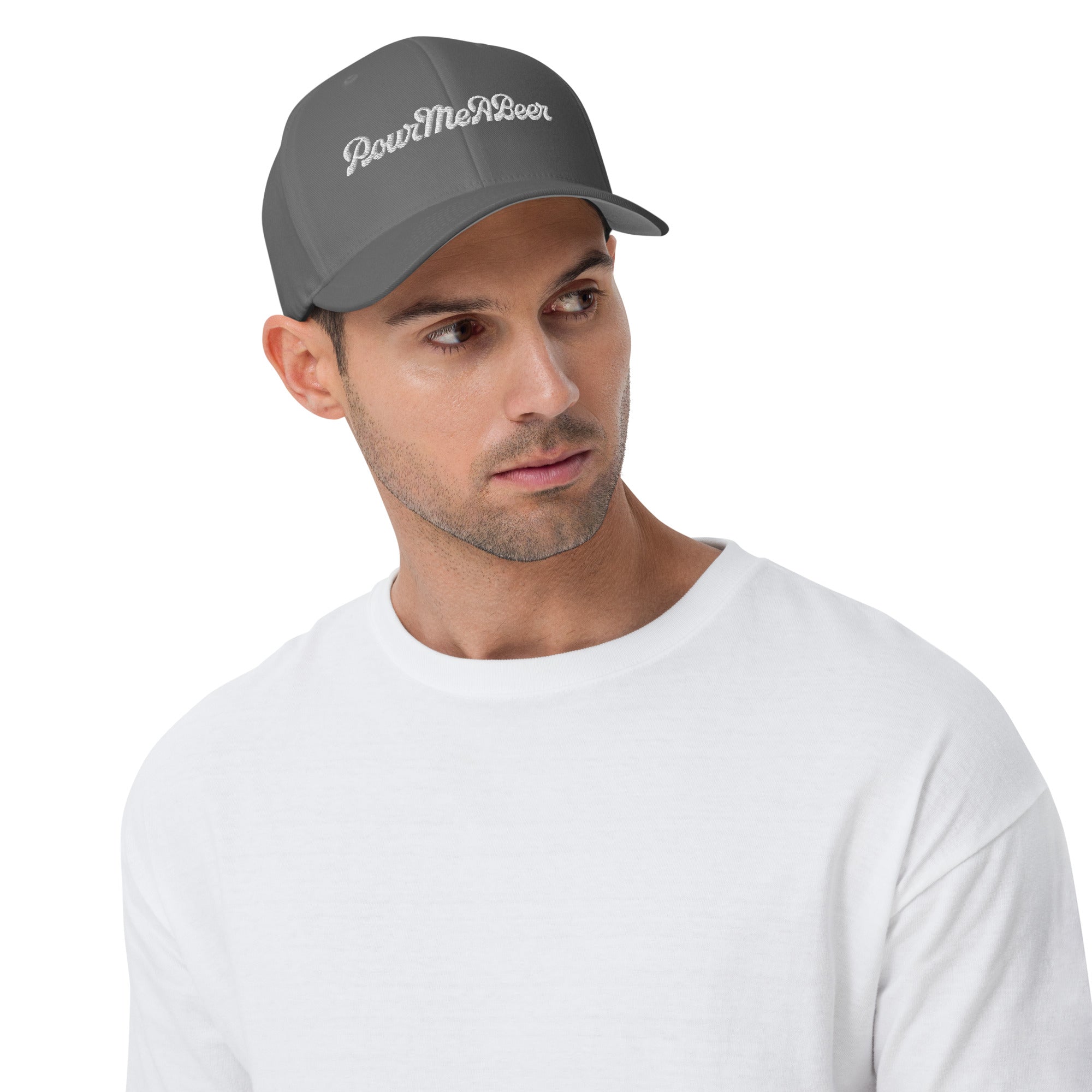 PourMeABeer Men's Branded FlexFit Hat