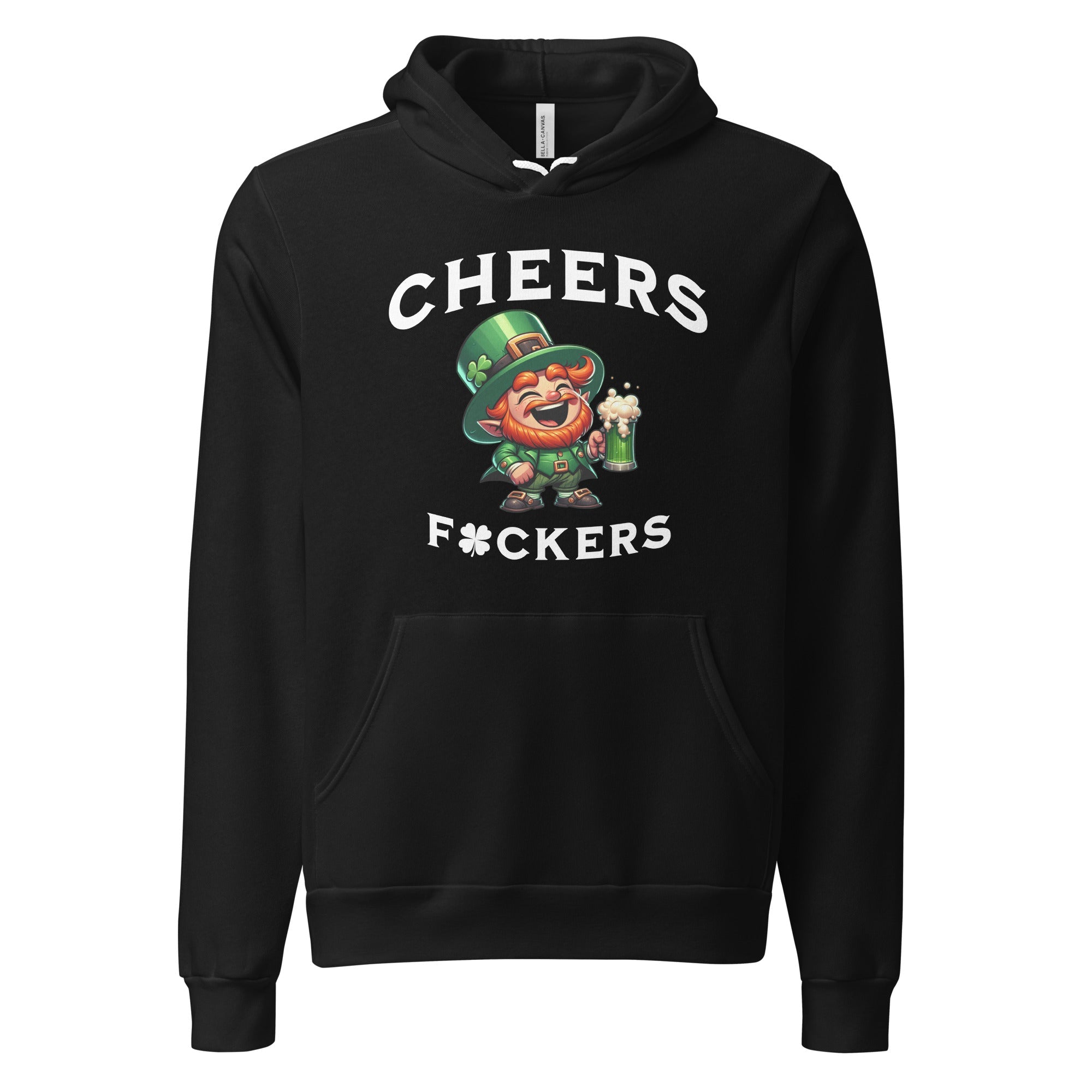 PourMeABeer Men's "Cheers Fckers" Pullover Hoodie