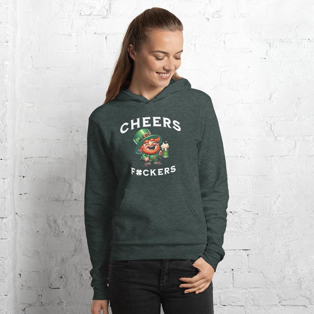 PourMeABeer Women's "Cheers Fckers" Pullover Hoodie