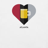 Thirsty, Indeed Atlanta Football: Game Day Love Women's T-Shirt