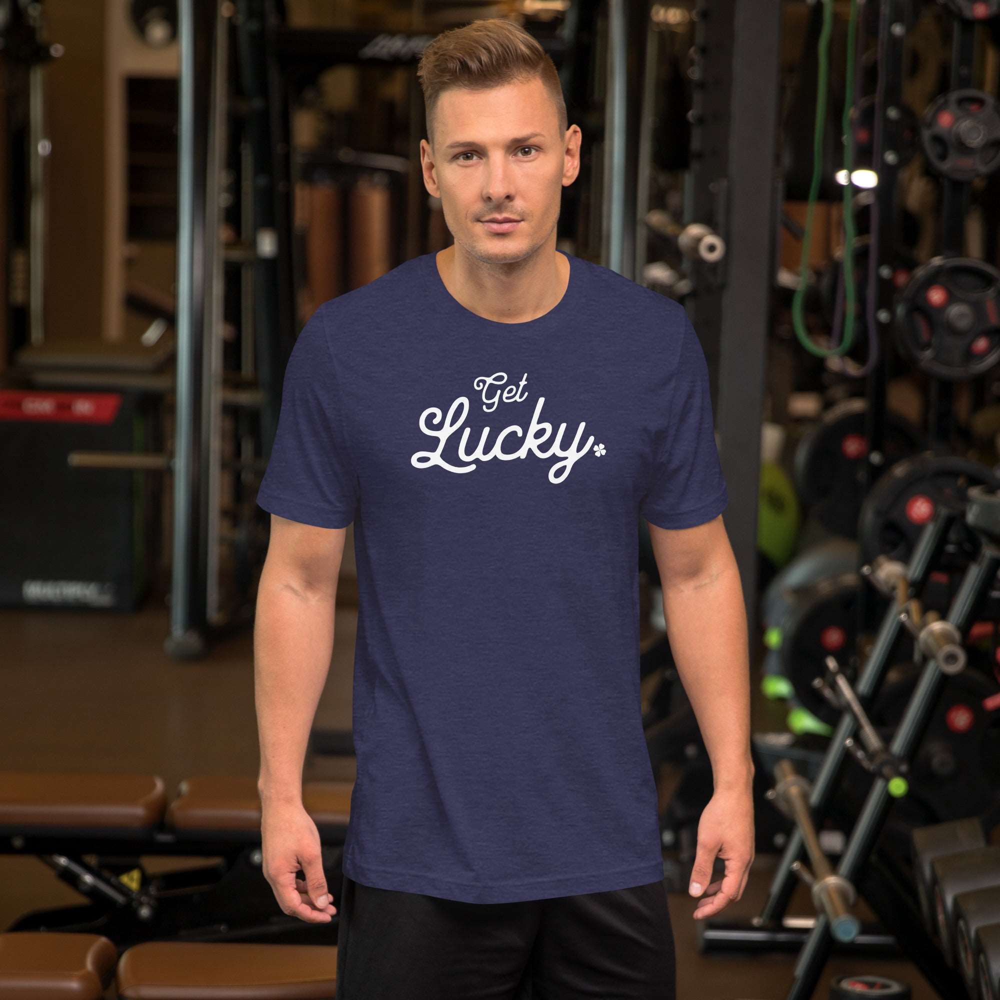 Thirsty, Indeed "Get Lucky" Men's Staple T-Shirt