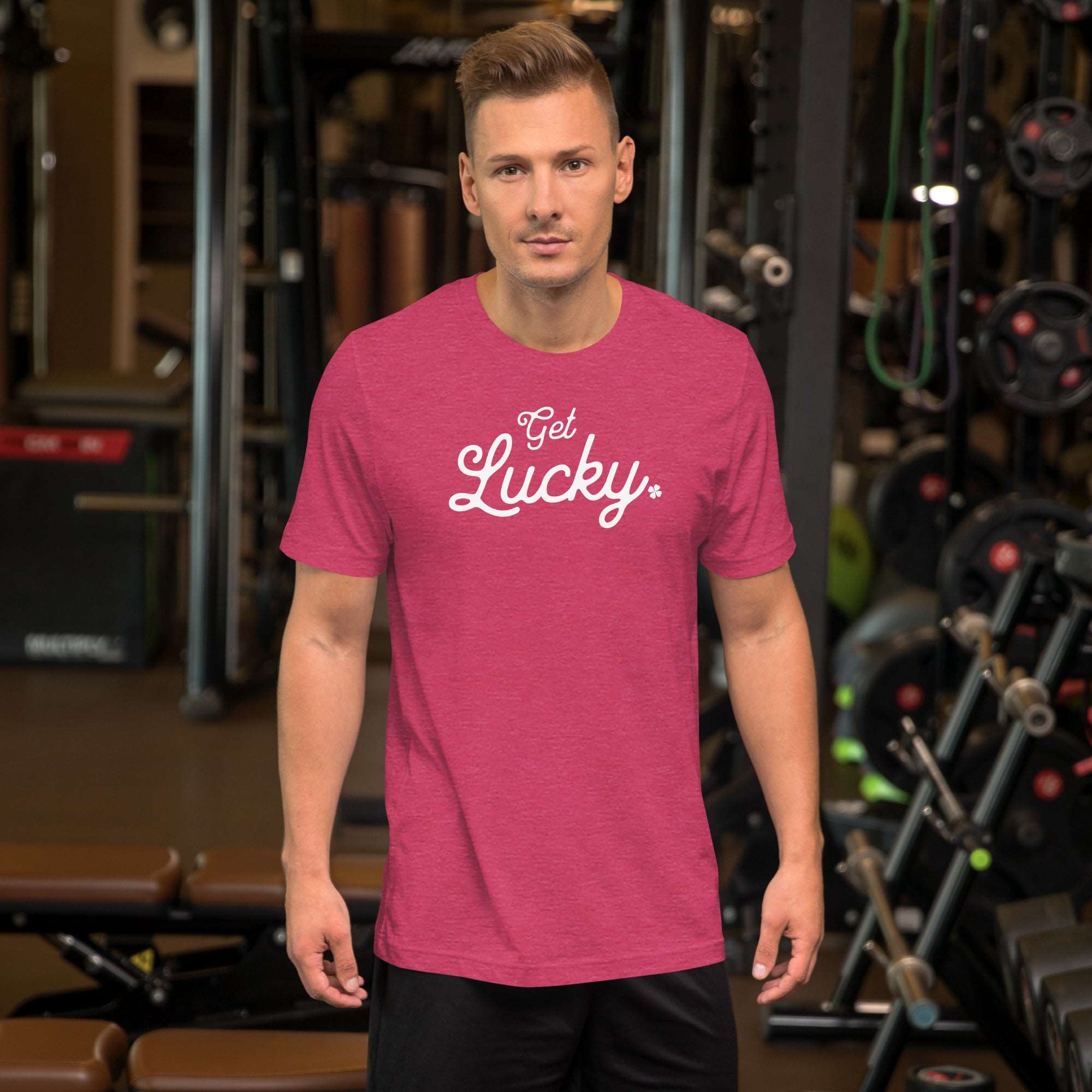 Thirsty, Indeed "Get Lucky" Men's Staple T-Shirt