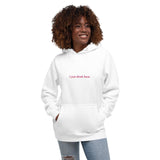 Thirsty, Indeed "I Just Drink Here" Women's Pullover Hoodie