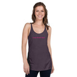 Thirsty, Indeed "I just drink here" Women's Racerback Tank