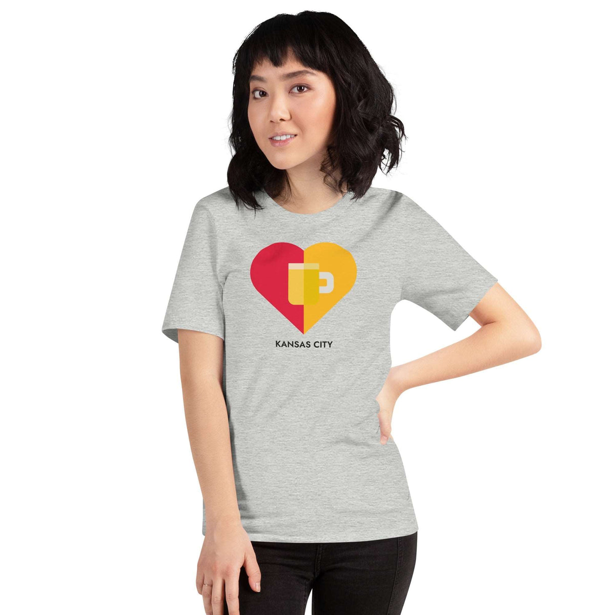 Thirsty, Indeed Kansas City Football: Game Day Love Women's T-Shirt