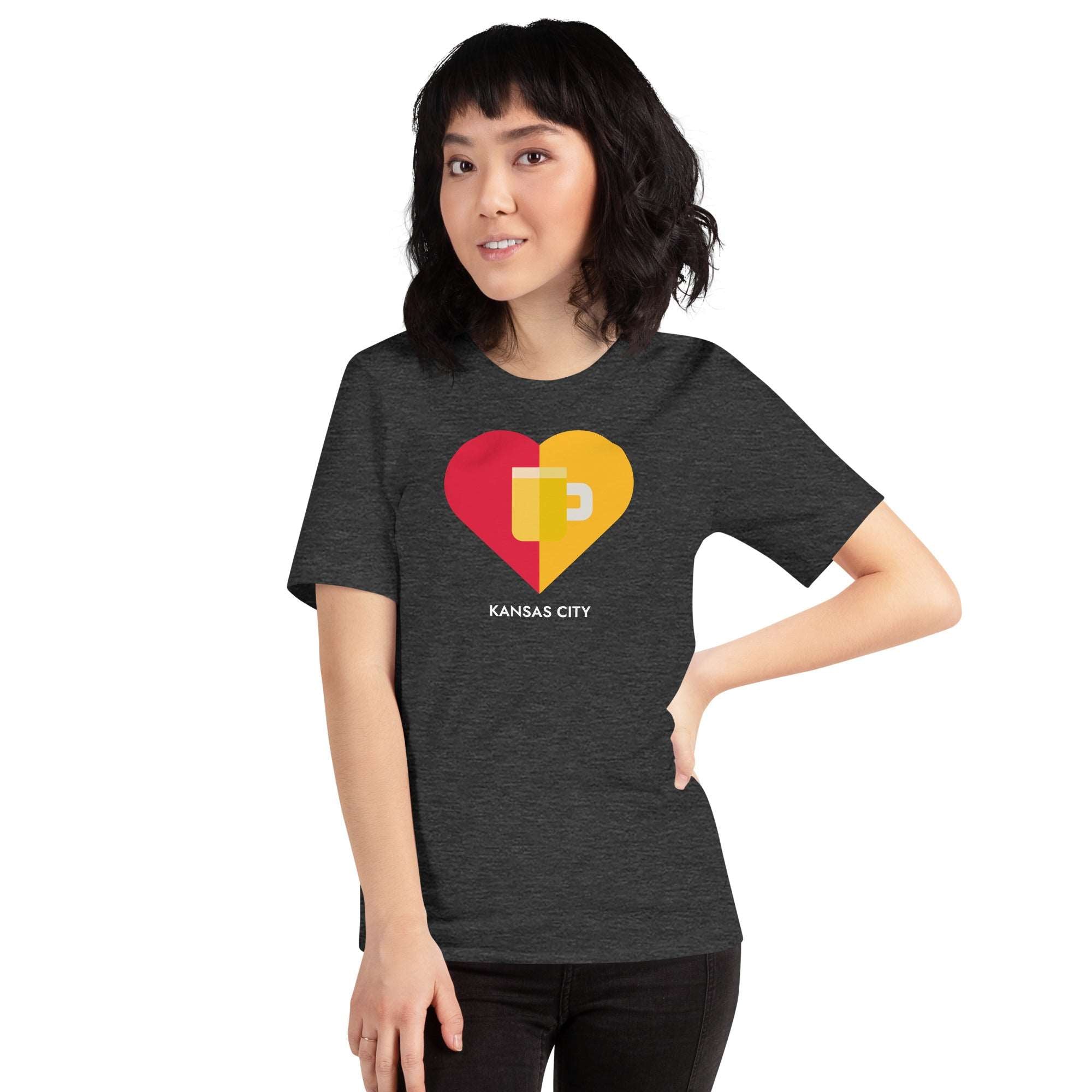 Thirsty, Indeed Kansas City Football: Game Day Love Women's T-Shirt