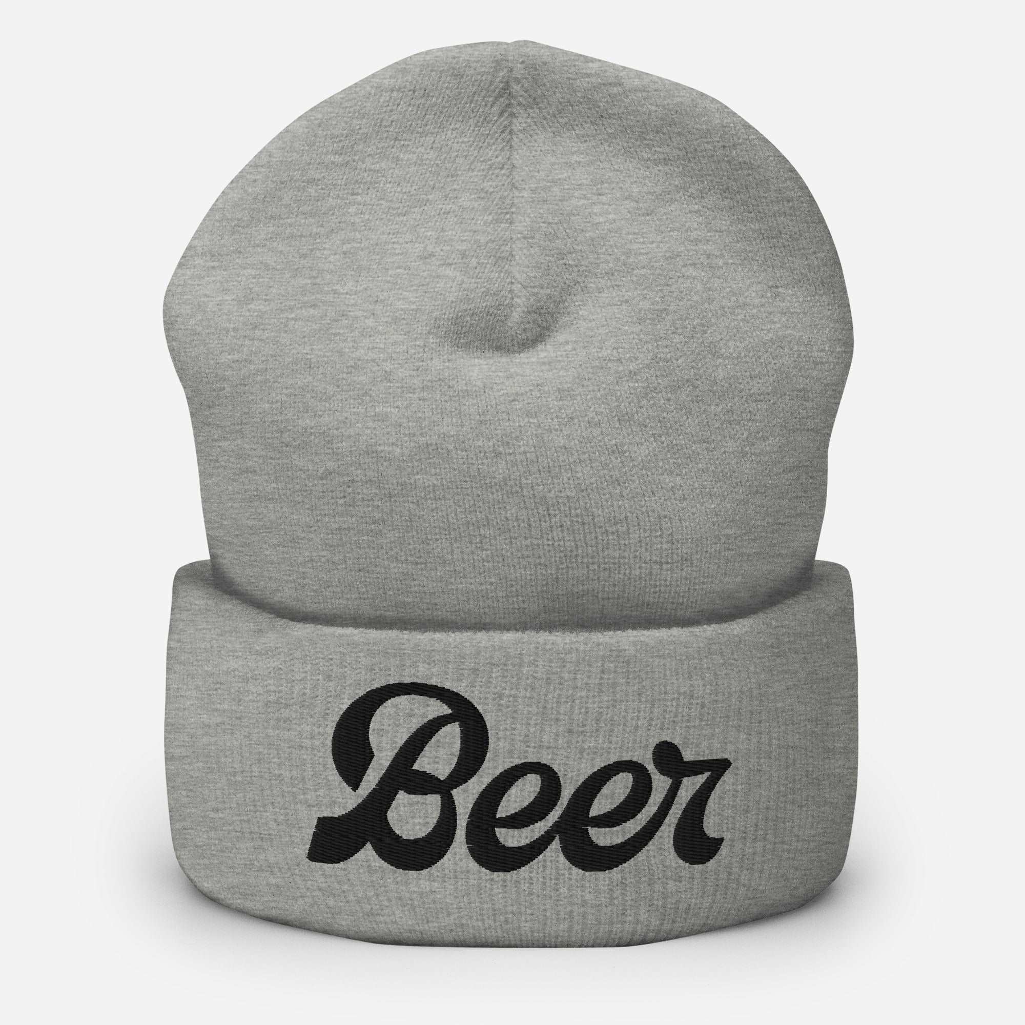 Thirsty, Indeed Men's "Beer" Cuffed Beanie