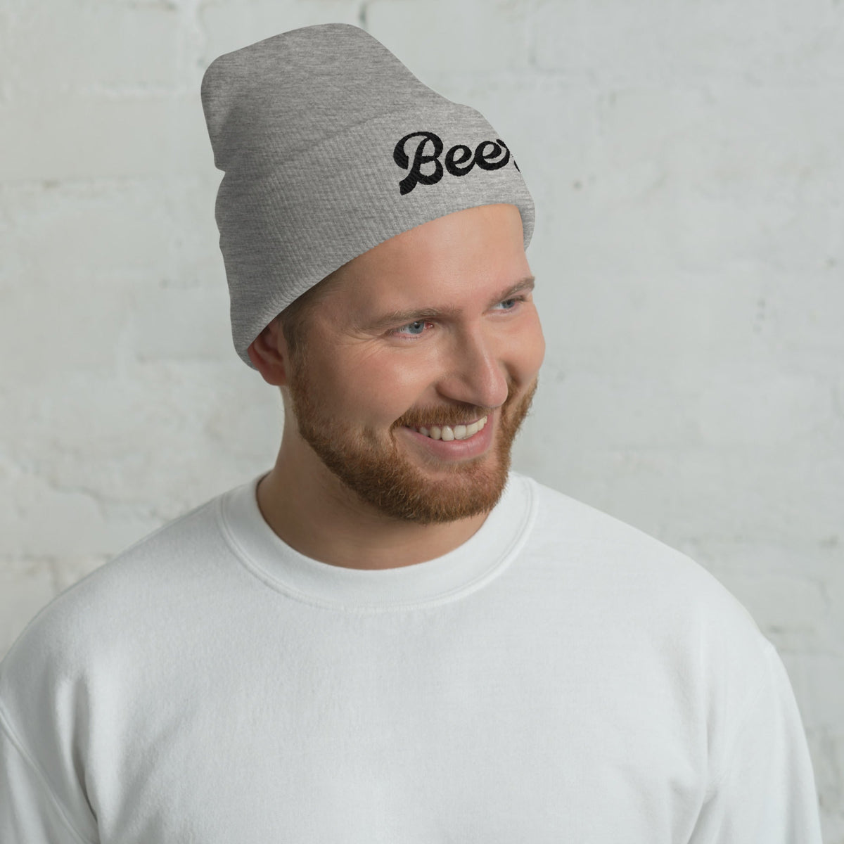 Thirsty, Indeed Men's "Beer" Cuffed Beanie