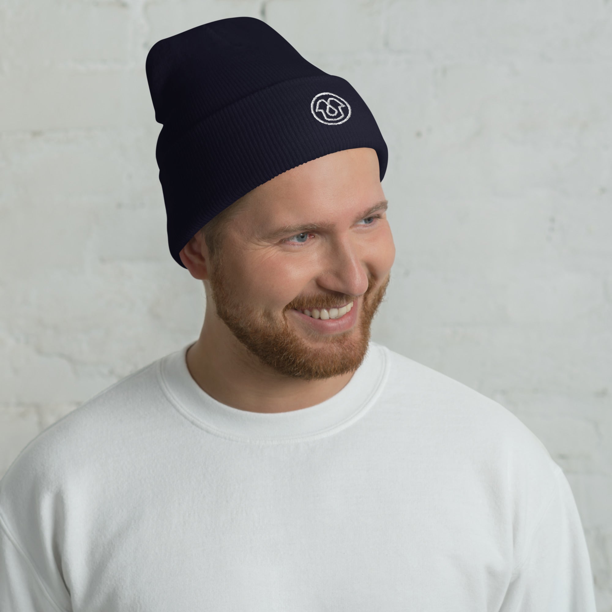 Thirsty, Indeed Men's Logo Cuffed Beanie