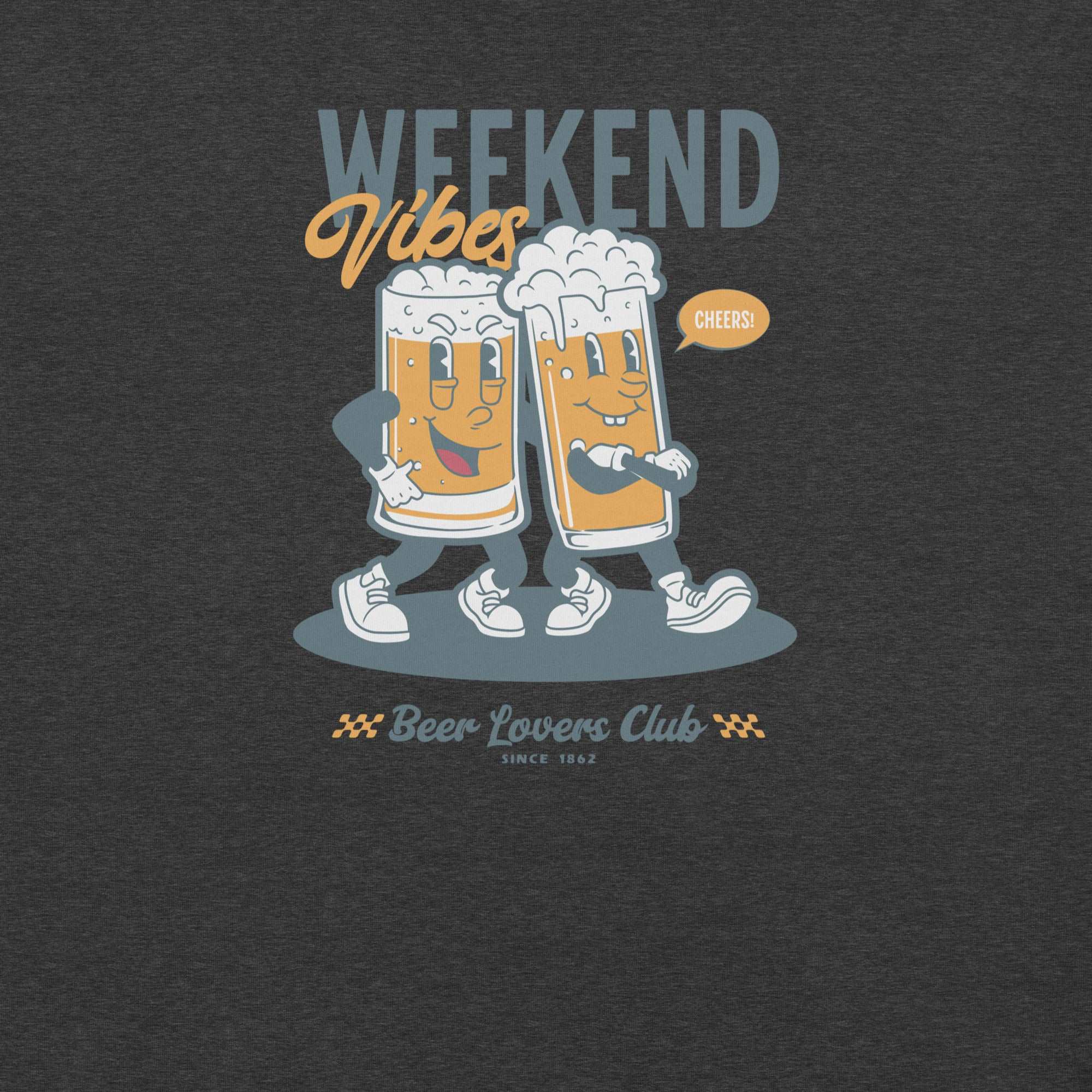 Thirsty, Indeed Men's "Weekend Vibes" T-Shirt