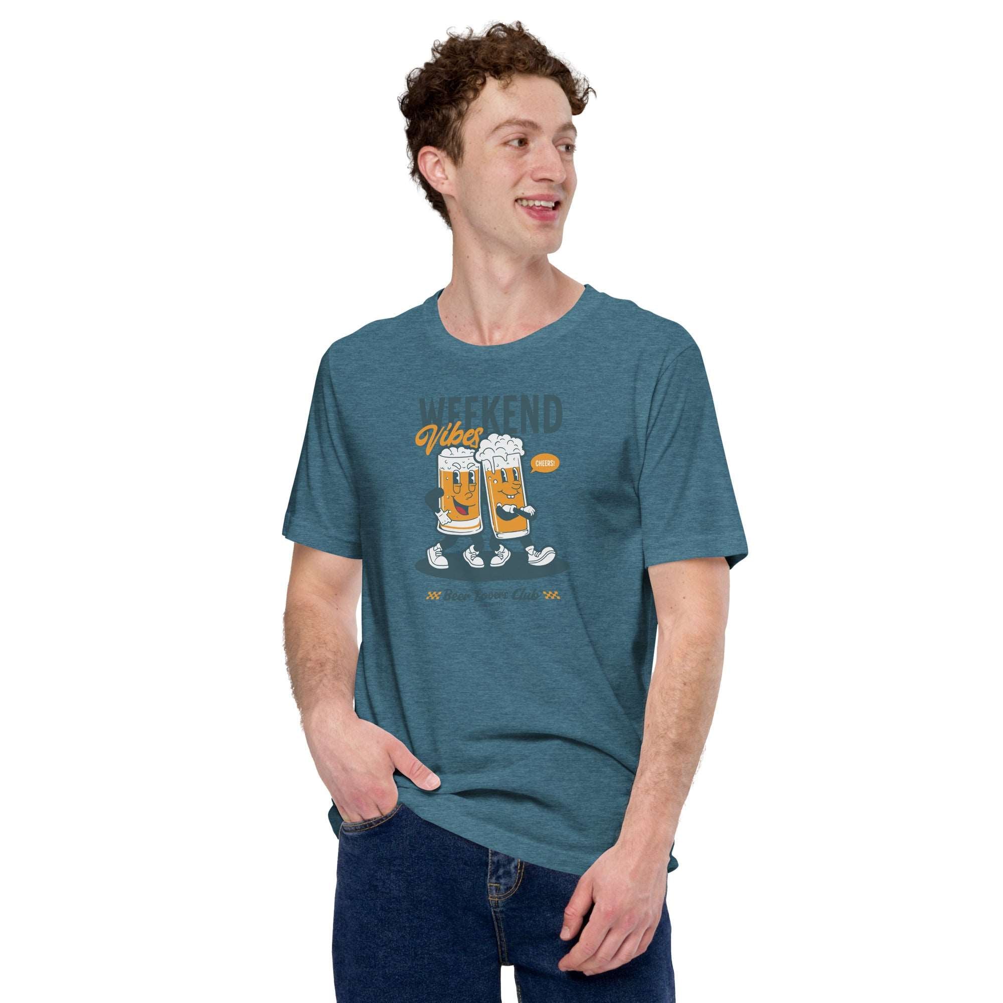 Thirsty, Indeed Men's "Weekend Vibes" T-Shirt