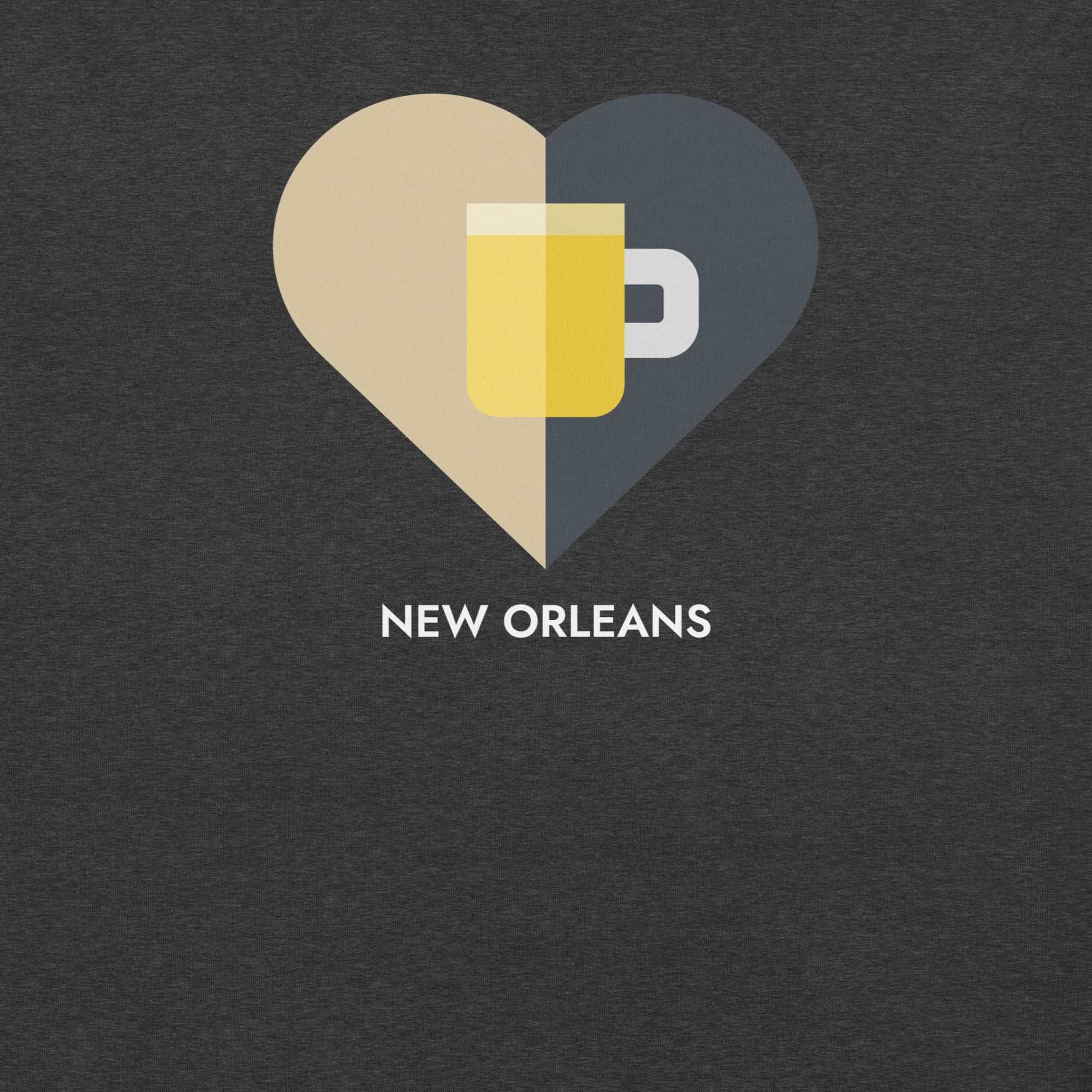 Thirsty, Indeed New Orleans Football: Game Day Love Men's T-Shirt