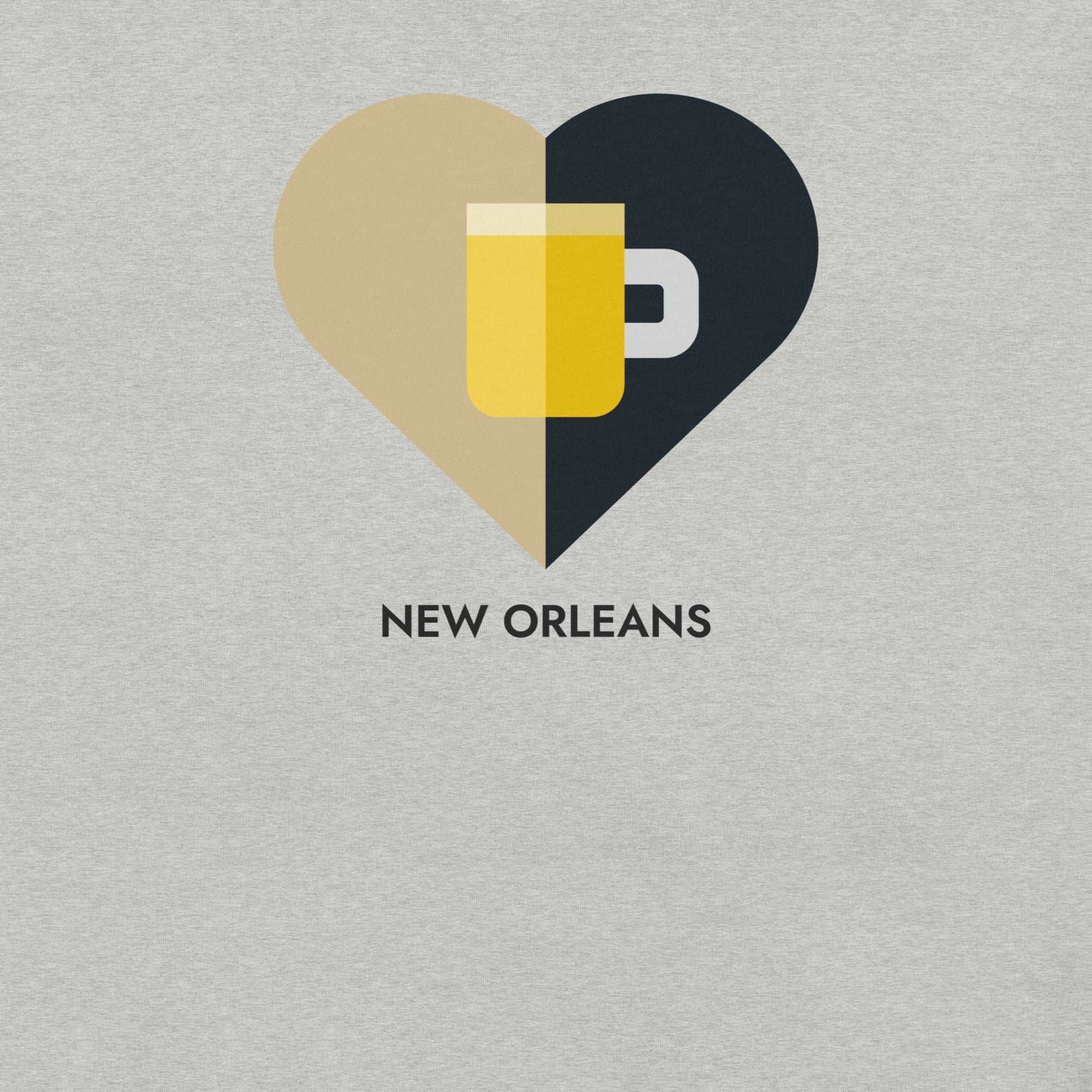 Thirsty, Indeed New Orleans Football: Game Day Love Men's T-Shirt