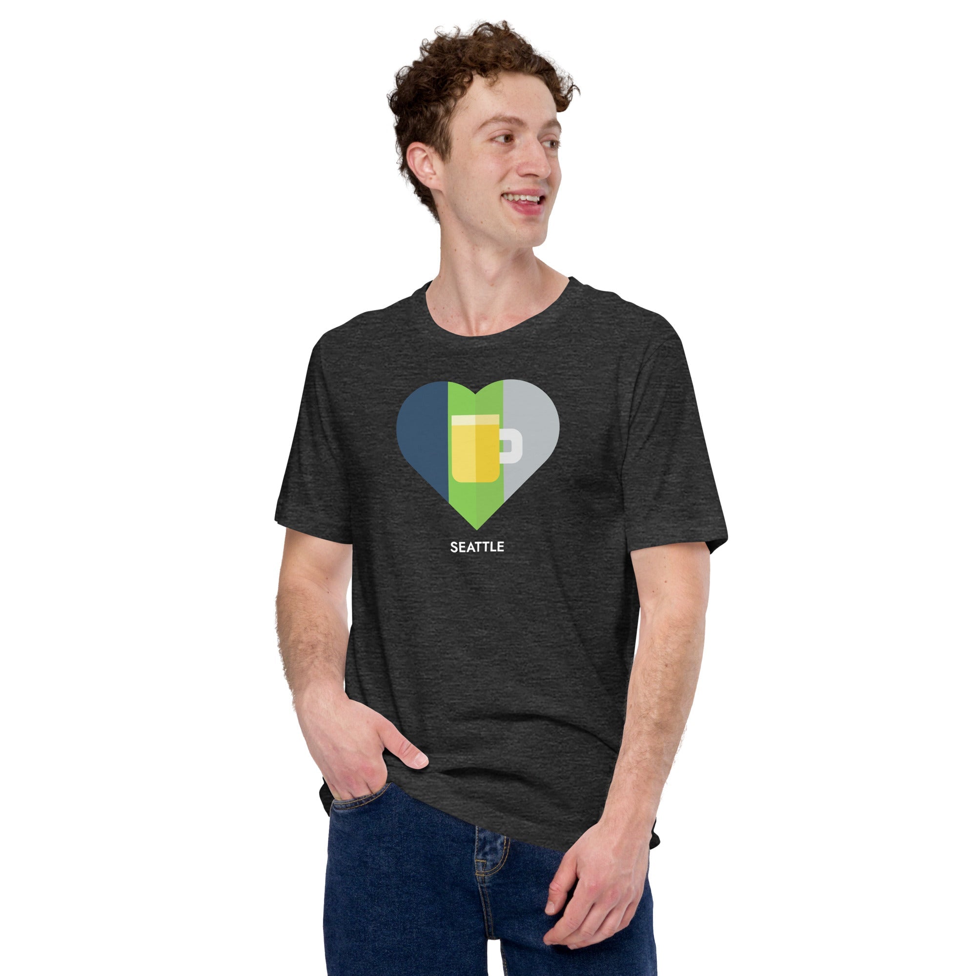 Thirsty, Indeed Seattle Football: Game Day Love Men's T-Shirt