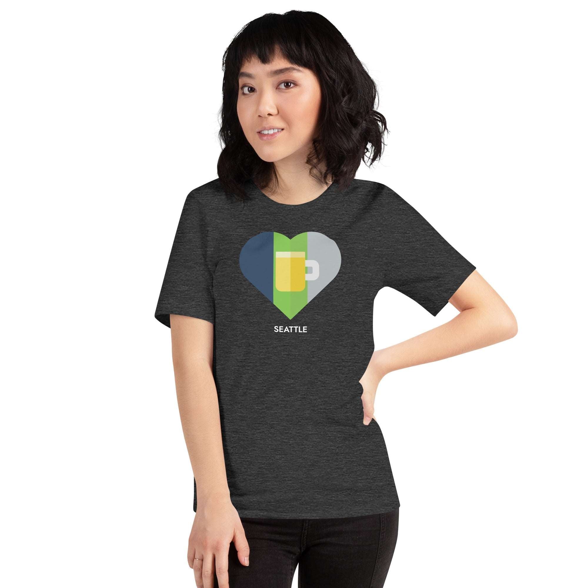 Thirsty, Indeed Seattle Football: Game Day Love Women's T-Shirt