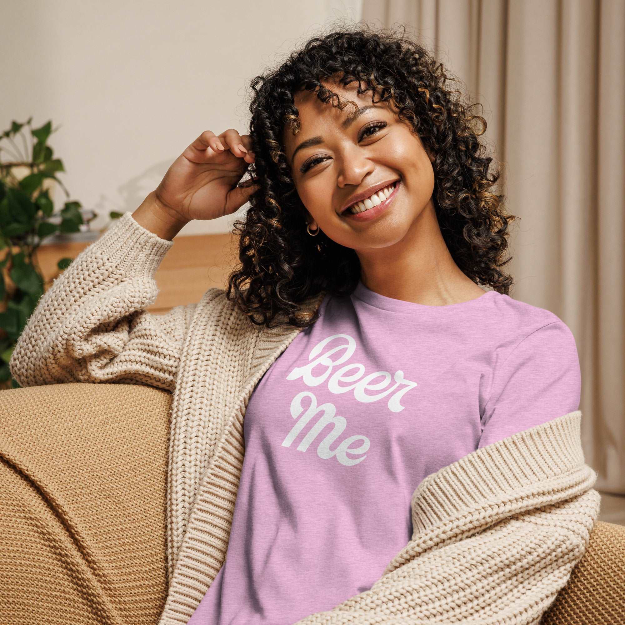 Thirsty, Indeed Women's "Beer Me" Relaxed T-Shirt