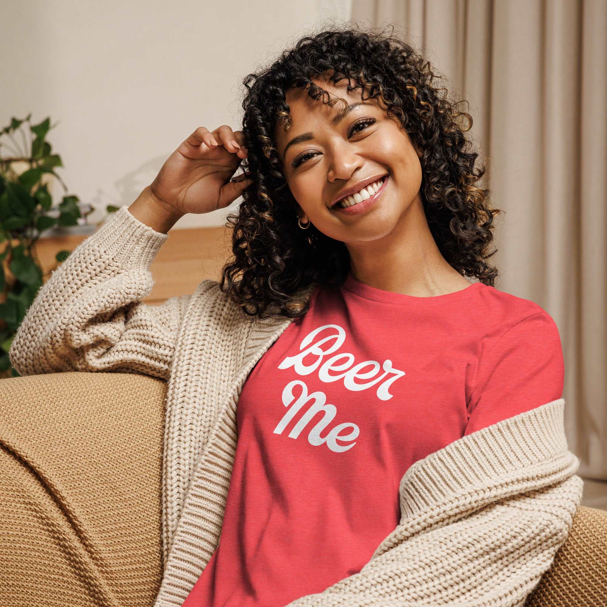 Thirsty, Indeed Women's "Beer Me" Relaxed T-Shirt