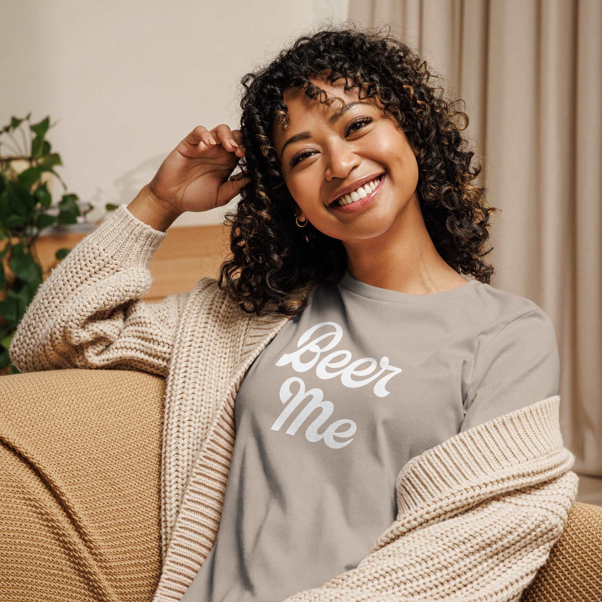 Thirsty, Indeed Women's "Beer Me" Relaxed T-Shirt