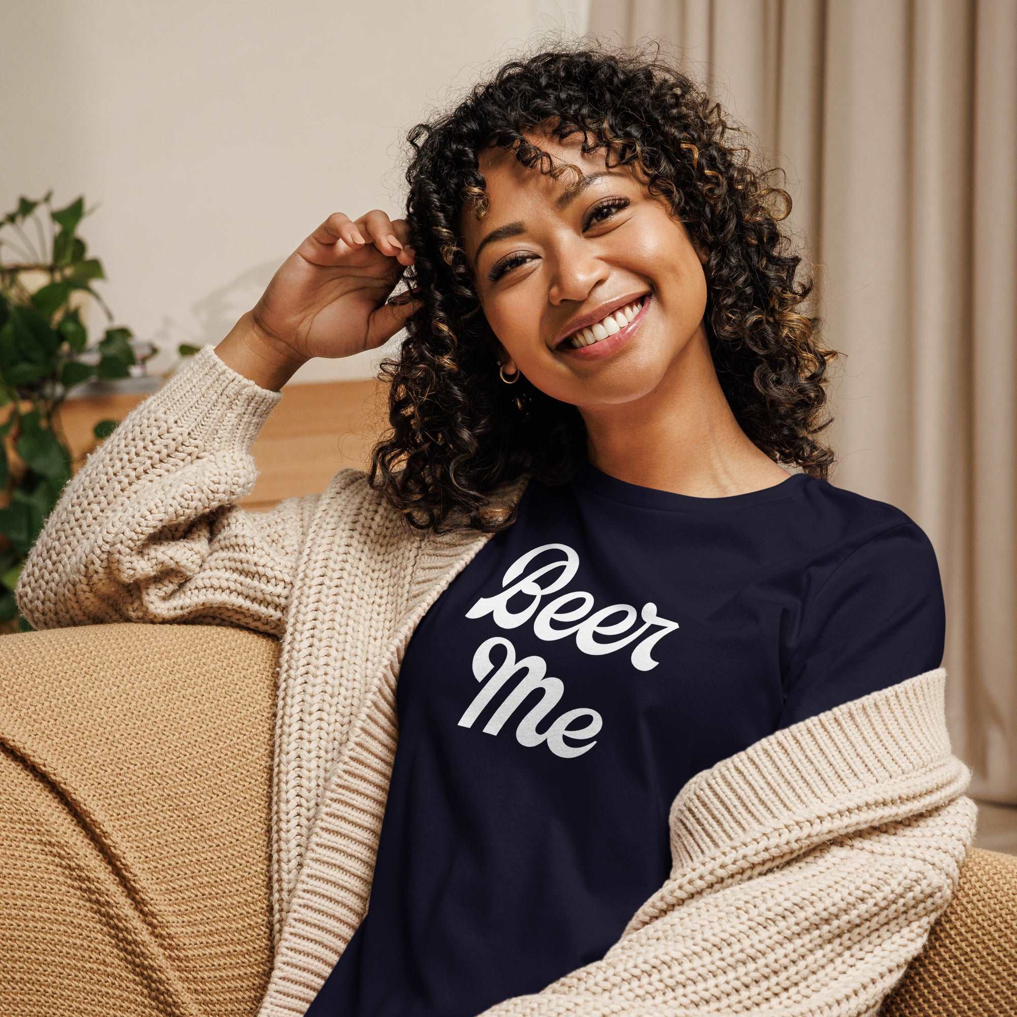 Thirsty, Indeed Women's "Beer Me" Relaxed T-Shirt