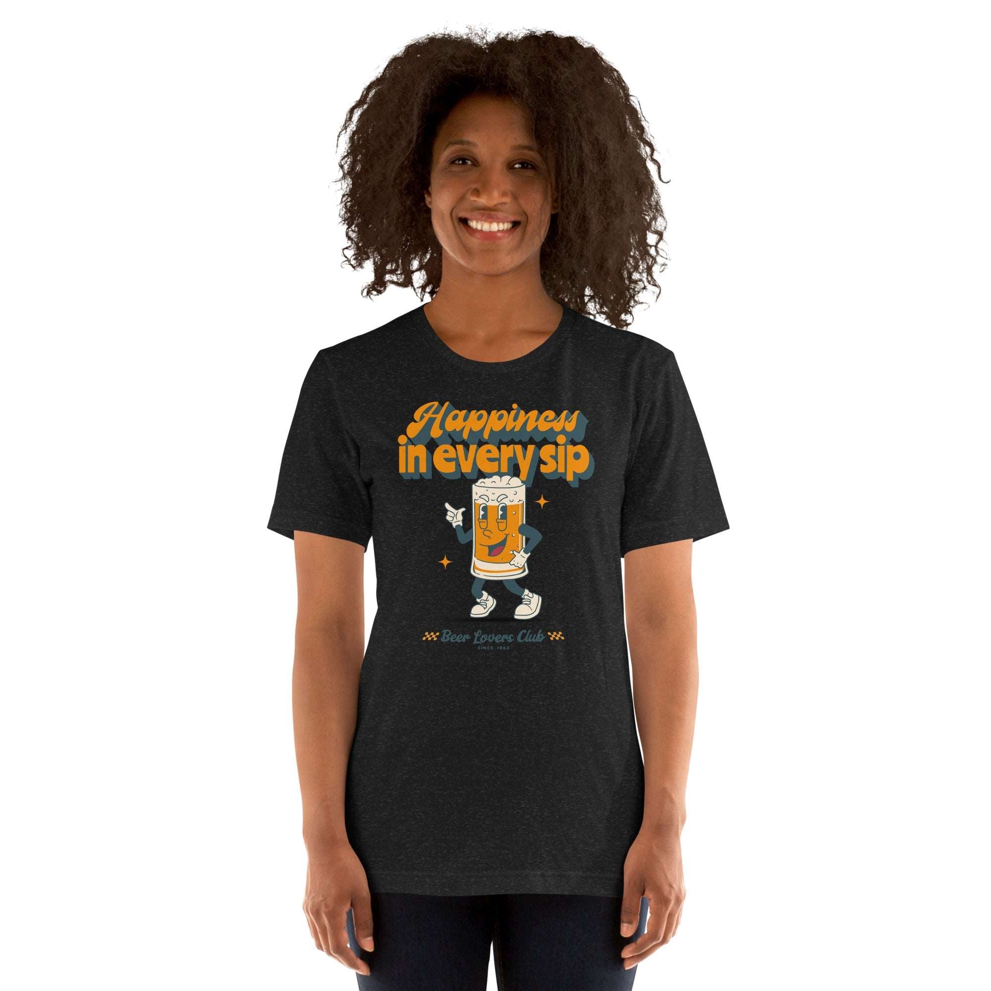 Thirsty, Indeed Women's "Happiness In Every Sip" T-Shirt