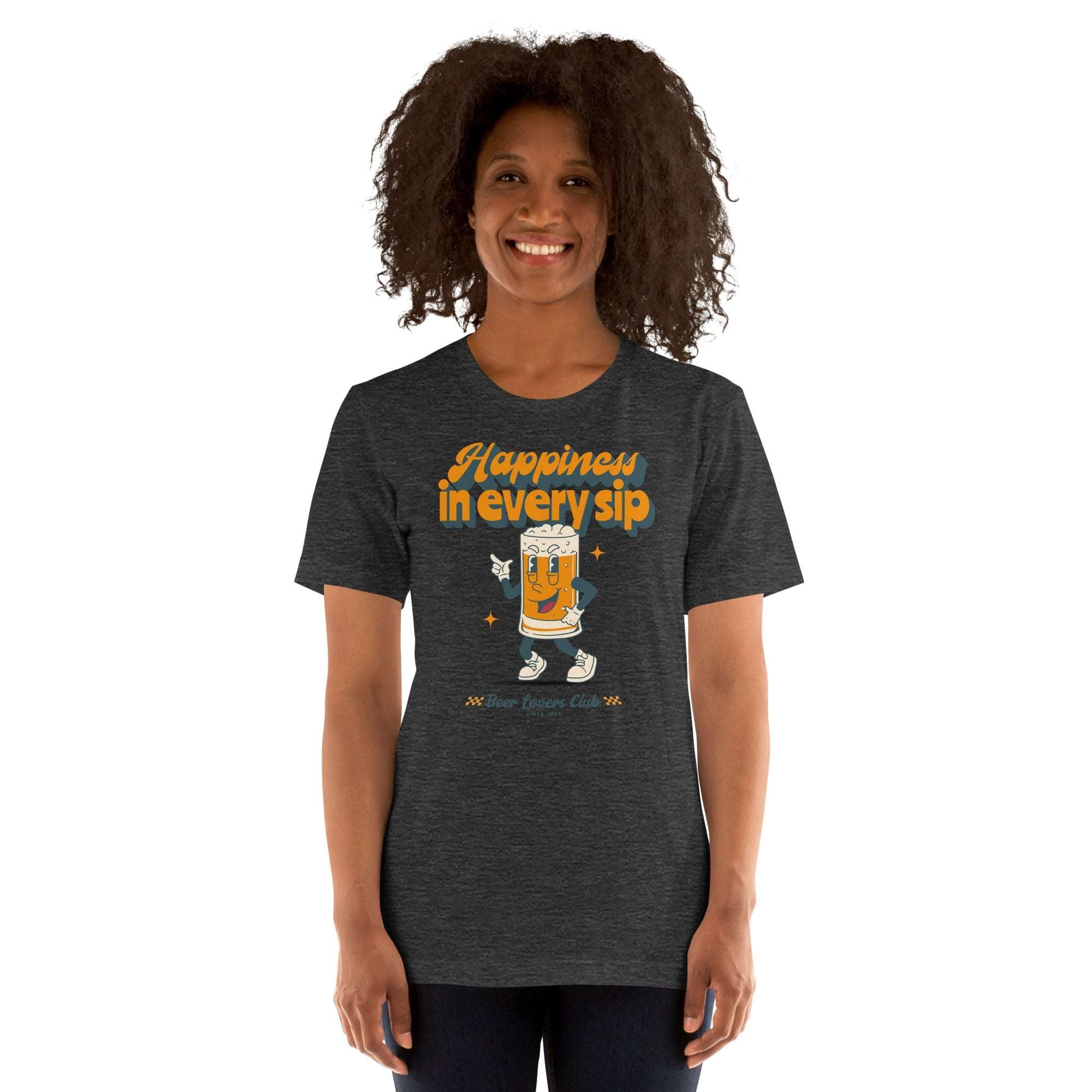 Thirsty, Indeed Women's "Happiness In Every Sip" T-Shirt