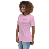 Thirsty, Indeed Women's "I just drink here" Relaxed Fit T-Shirt